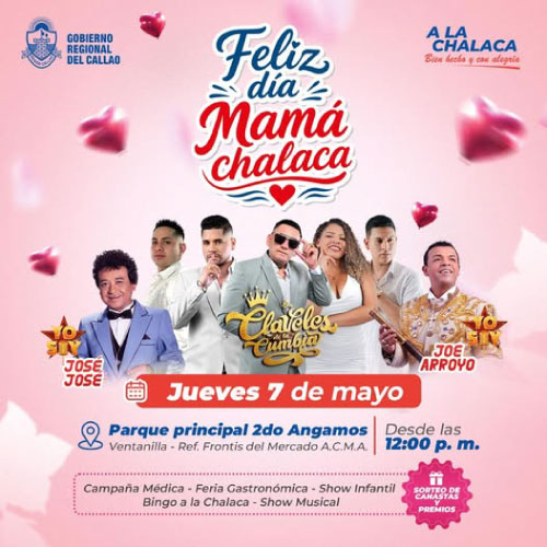 CELEBREMOS A LO GRANDE A NUESTRAS MAMITAS CHALACAS